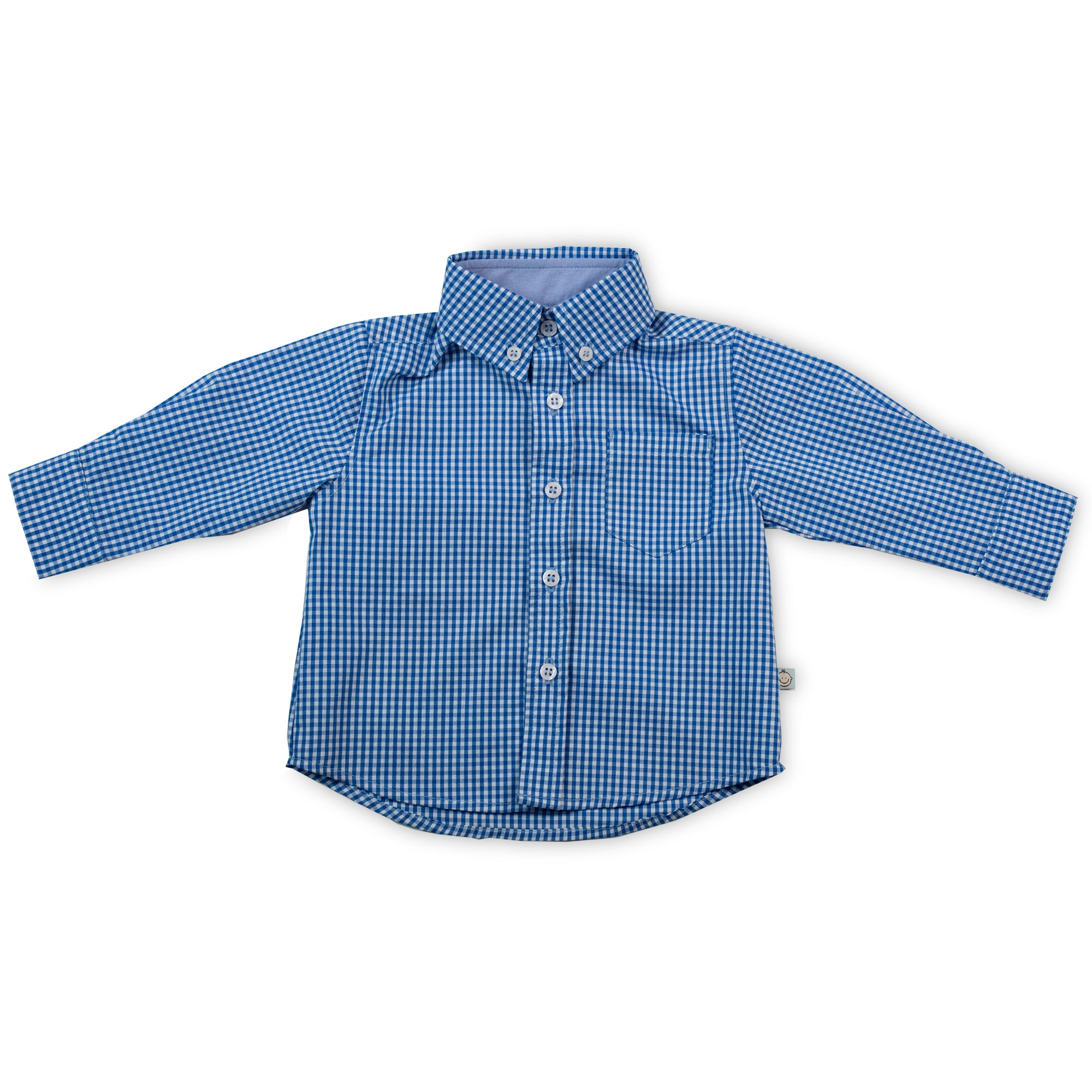 Camisa Manga Larga Celeste 10034 Bebé