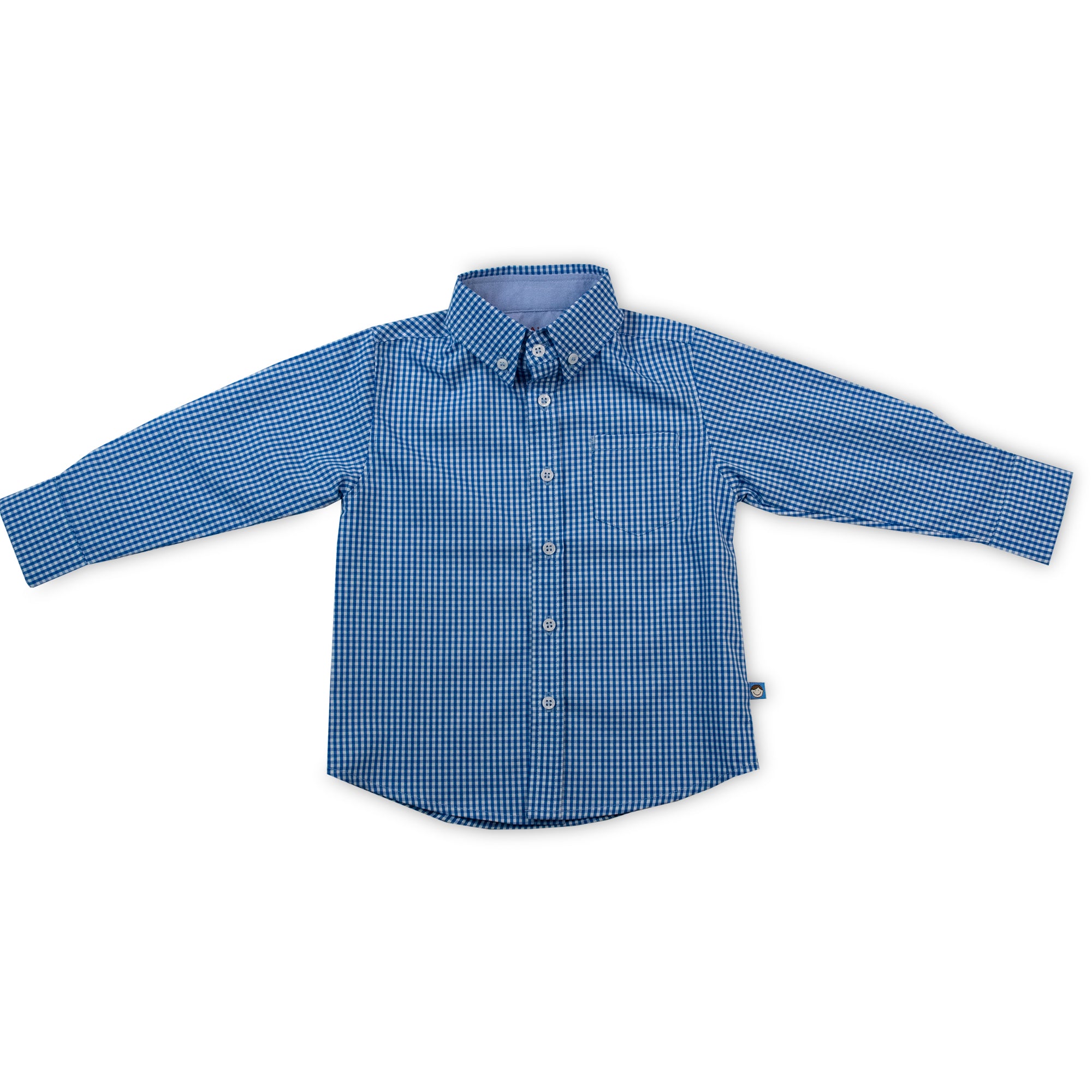 Camisa Celeste Manga Larga 10038 Niño