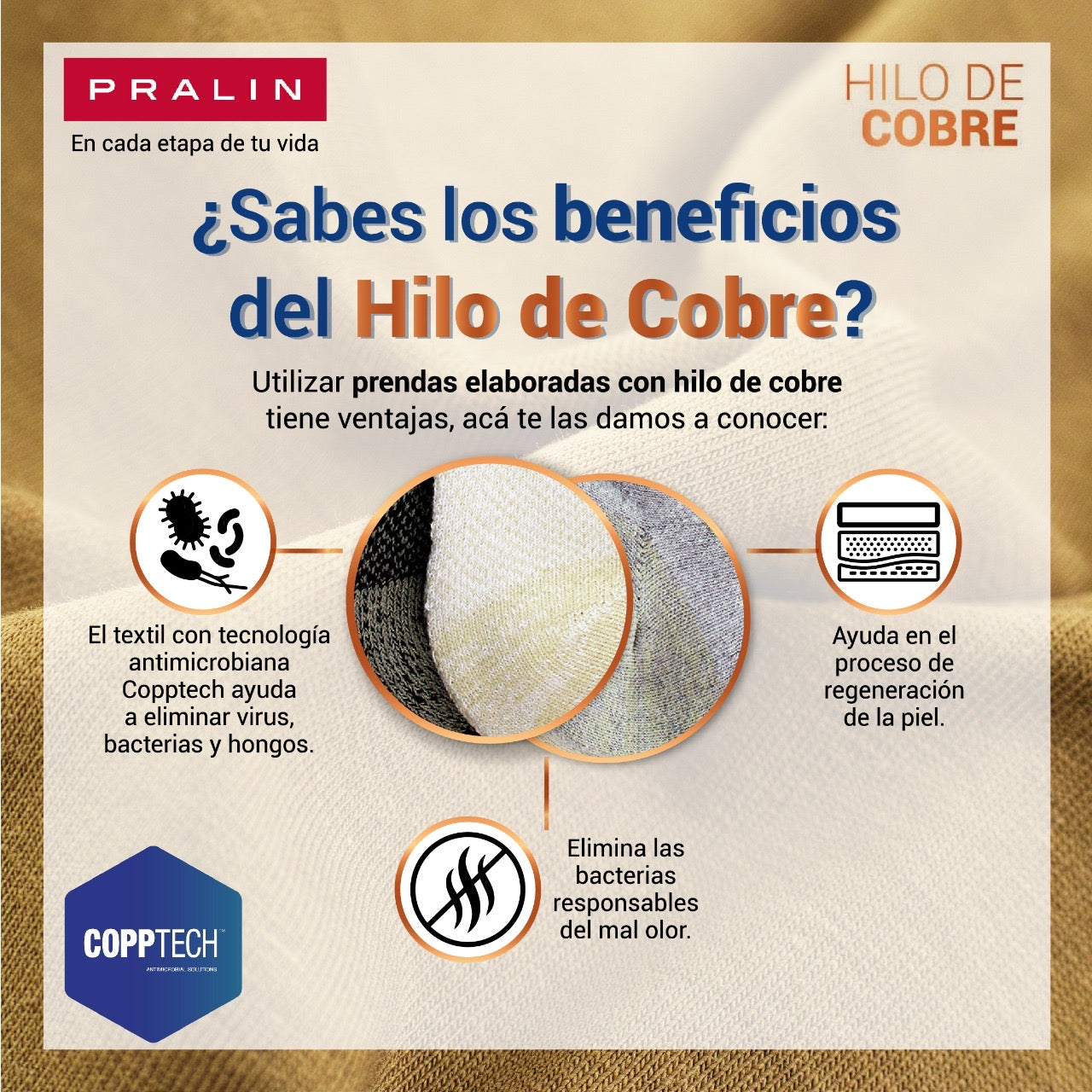 Calcetines con Hilo de Cobre Hombre - 2 Pack
