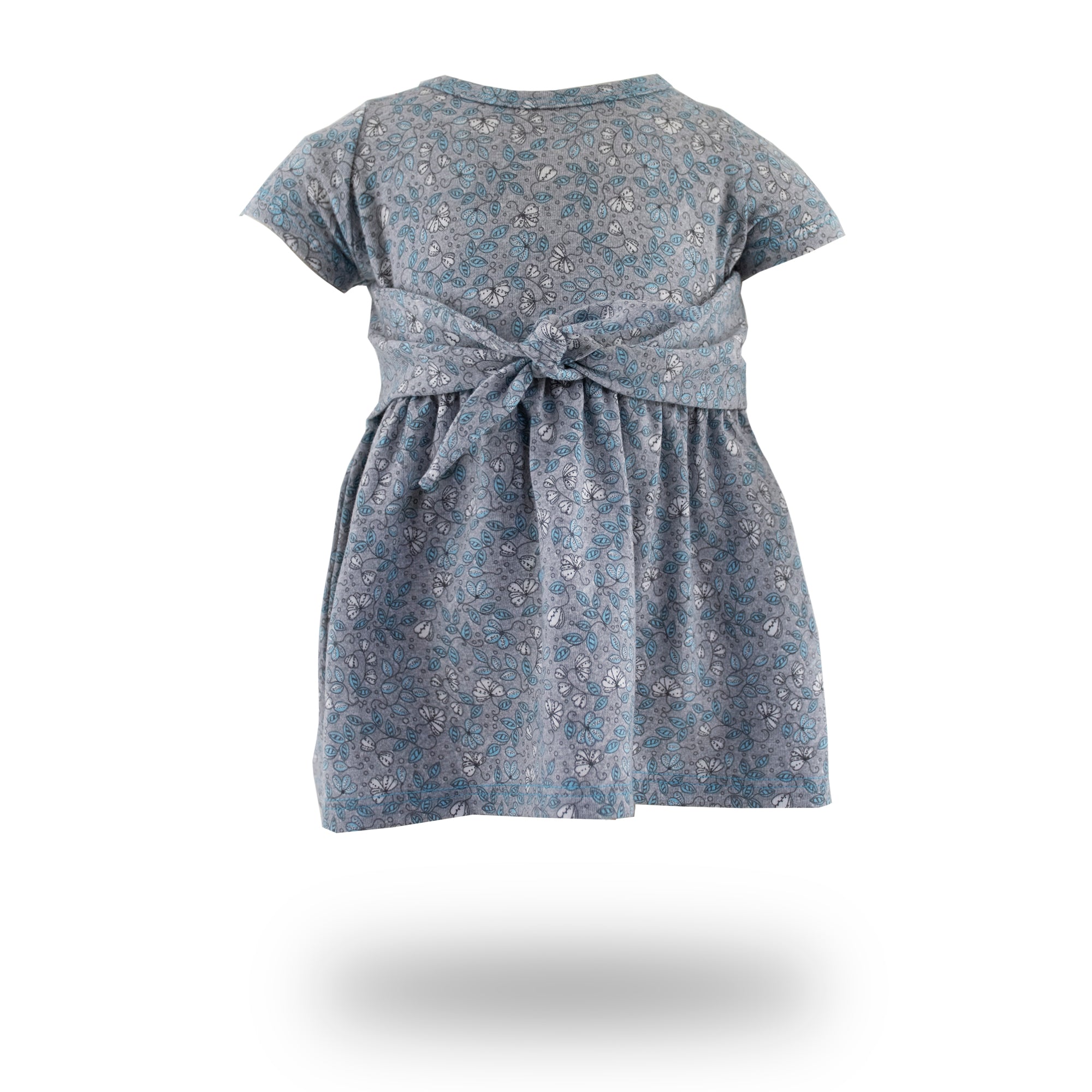 Vestido Turqueza de Manga Corta 10045 Beba
